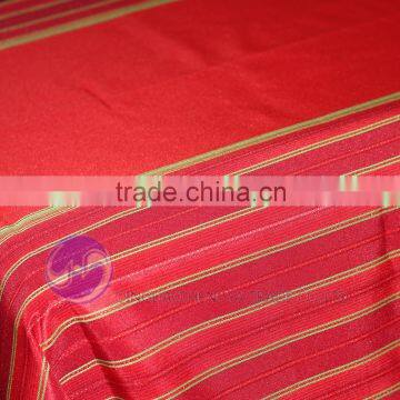 100% Polyester Jacquard Dinning Wedding Table Cloth photo-5