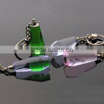 Exquisite optional color crystal keychains for gifts or decoration