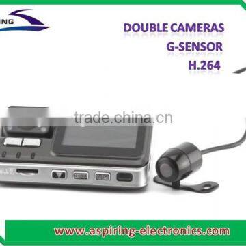 HD720P 2 channel car dvr