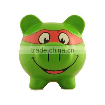 Plastic Urban pig shape piggy banks, custom design High quality animal piggy banks, Customized Plastic piggy banks China factory