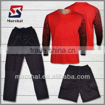 cheap wholesale men suit soccer goalie t shirt,goalie equipment, goalkeeper uniform