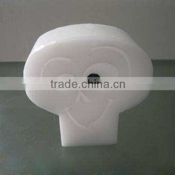 Halloween Artificial White Smile Face Clock Cartoon Shaped Led Candle photo-2