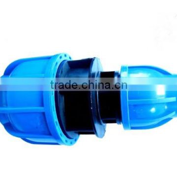 Round head PP pe compression fittings pp irrigation pipe fittings