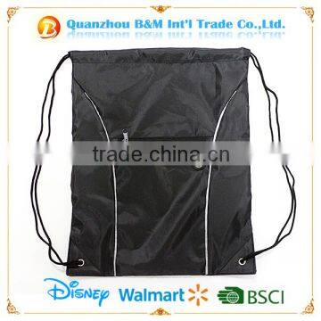 Sublimation Drawstring Backpack GYM Bag With Front Zipper Pocket