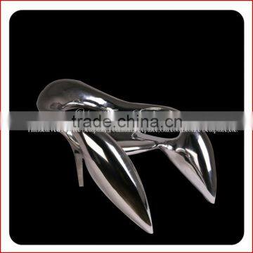 Modern stainless steel abstract sculpture for sale