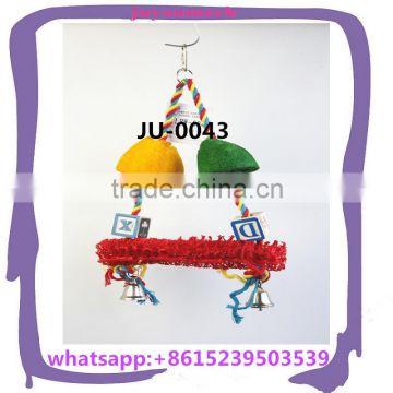 eco friendly color luffa bird standing perches