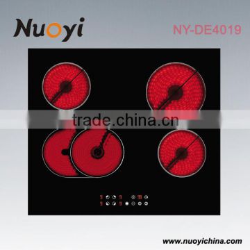 CE SAI Approval Vatti Sabaf Burners Built in Ceramic Gas Hob for Kitchen Used