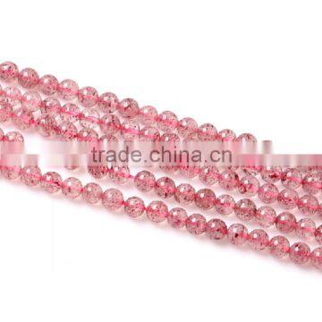 Hot Fashion Gem Crystal Beads Wholesale Natural Strawberry Crystal Semi-finished Beaded Chain DIY Handmade Jewelry photo-2