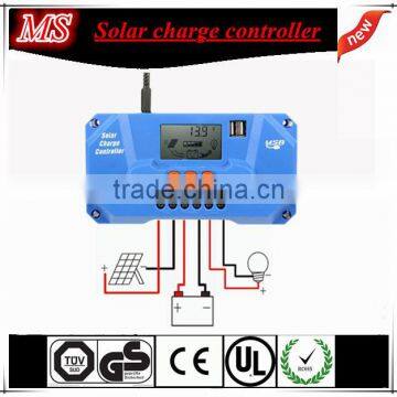 Professional 12/24v Auto 15A Solar Charge Controller With LCD Display photo-3