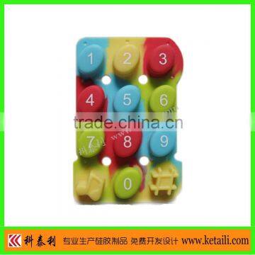 silicone rubber buttons factory welcome custom design