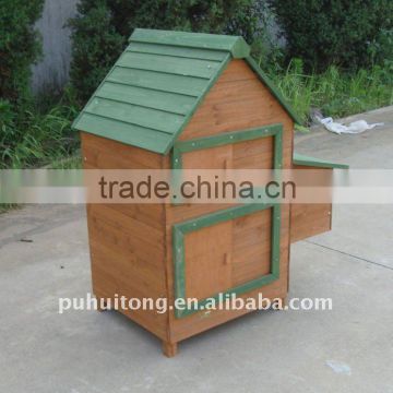 outdoor wooden chicken coop