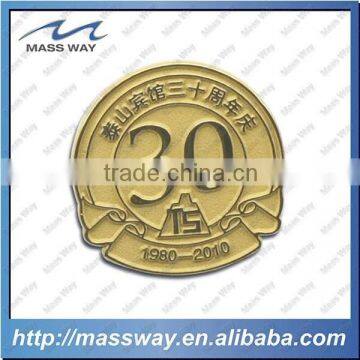 Malaysia Flag Arabic Numerals Digit One Letter Custom Metal Lapel Pin photo-5