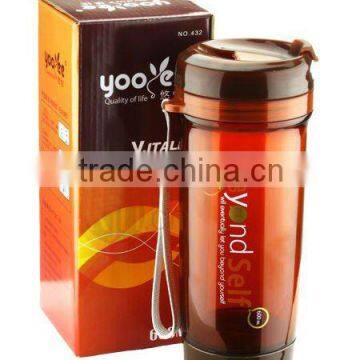 double layers water bottle with Filter(600ml)