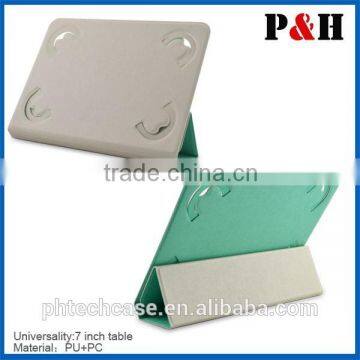 Universal leather case, leather universal case for ipad, for tablet 7 inch case.