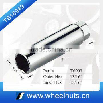 13/16" hex wheel socket adaptor