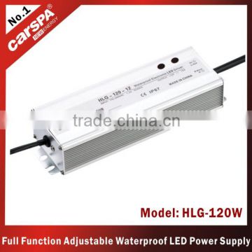 120W HLG series Full function adjustable waterproof power supply