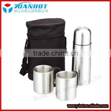 Stainless Steel thermos flask and mug cup gift set