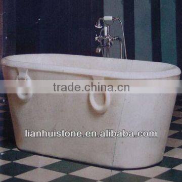 white marble stone bathtub for sale (customized accept)