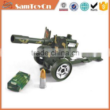 Emulational plastic cannon mini army toys