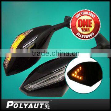 New Motorcycle Mirror With Front and Back LED Mirror