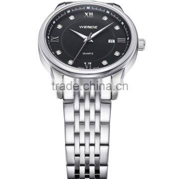 WEIDE Full Stainless Steel Wrist Watch High Quality Quartz Watches Men photo-2
