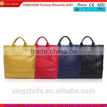 China supplier wholesale leather tote bag with high quality