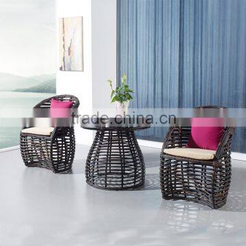 China supplier patio garden furniture rattan chair with cushion