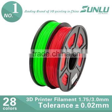 BICOLOR exw price double color 3mm density abs plastic 3d printer filaments for printer