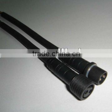 2pin 3pin 4pin 5pin 6pin 7in 8pin waterproof power cable used in lighting products 2*0.75mmsq