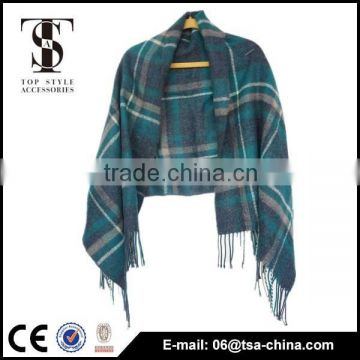 100% acrylic tatting warm winter scarf ,top selling fashion women scarf