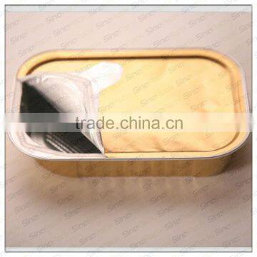 Rectangle Heat Seal and Retort Aluminium Foil Container