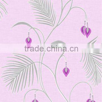 F3008 light pink decorative interior paper wallpaper