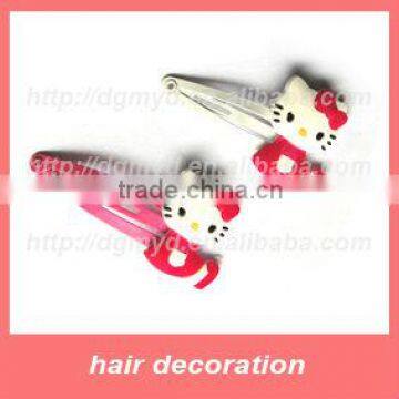 cat soft PVC goody hair accessories claw clip