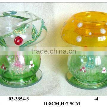 easter glass gift mushroom shape