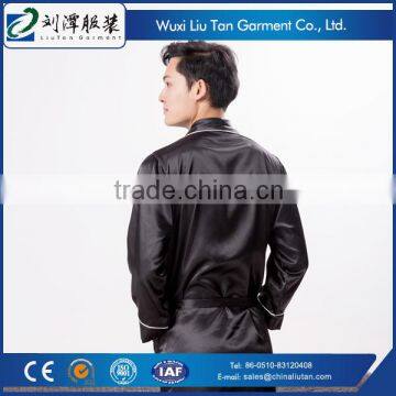 Men's Sexy Pajamas Sleepwear in Silk Like Satin Fabric photo-2