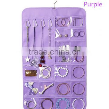 Wholesale Non-woven Jewelry Organizer Bag Ornaments Storage Bag Jewelry Hanging Bag