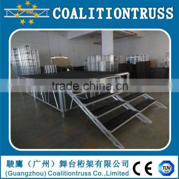 Aluminum mobile concert event staging cheap portable stage for sale