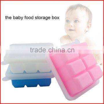 The baby food freezing foldable storage box