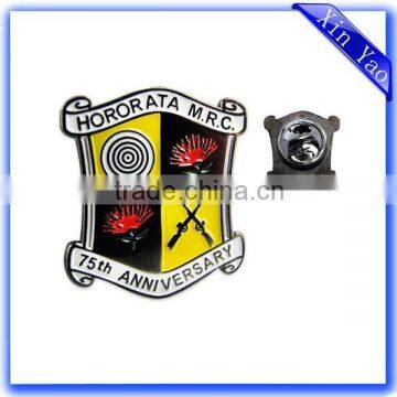 Wholesale black nickel free plating bronze embossed badge