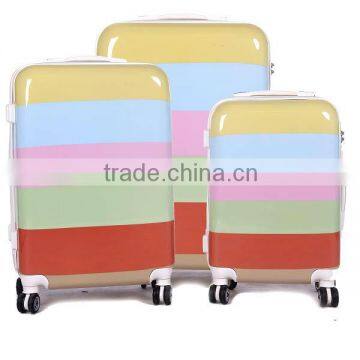 2012 ABS+PC unique luggage sets whole sale