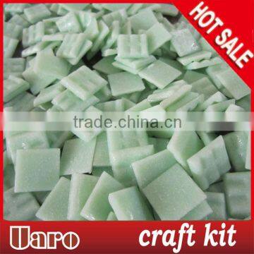 Lime vitreous glass craft supplies materials for kids