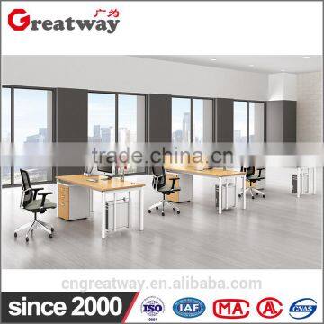 hot sale modern office furniture director desk with back units(QE-37A-2)