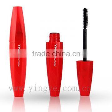 Pure Red Elegent Fiber Lashes Mascara Tube