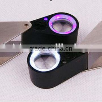 New mini Jewelry Magnifier with UV light and White light