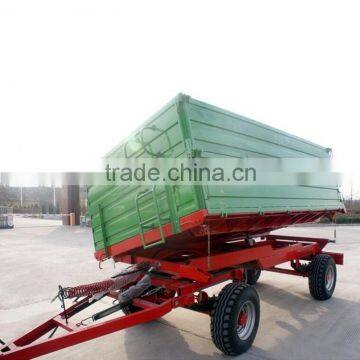 7CX-6T 6 Ton Heavy duty Four wheel Farm trailer with CE certificate