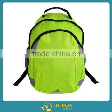 Large Capacity Bag;Fluorescence Green Cool Special Safe Design Reflective Backpack;School Bag High Visibility Backpack photo-2