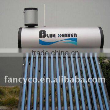 Compact non pressure solar energy water heater