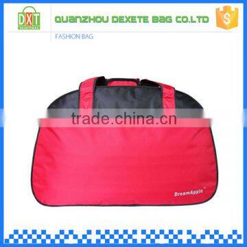 Factory cheap traveling red color tote lightweight big sports bag