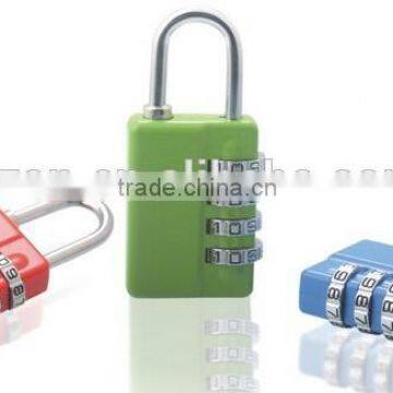 4 digital combination lock with master key/Combination Padlock With Master Key/Combination lock with handle