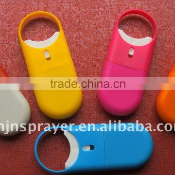 china mini plastic perfume sprayer bottle with ring 15ml